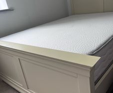 Double be and mattress