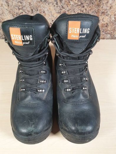 STERLING Waterproof steel toe cap work boots Size UK 5 EU 38 women boys junior work wear foot wear