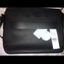 Lacoste leather shoulder messenger laptop Cross Body Travel Work Bag Image 2