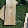 Solid Oak Floating Shelves with predrilled holes and mounts Image 3