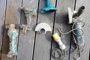 Job lot power tools bundle - Makita &amp; Bosch (18V &amp; 110V) + Makita Radio