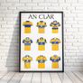 Irish Gaelic Football and Hurling GAA County Poster, A History of each County Image 2