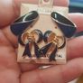 2 pairs 9 ct. gold Australian crystal earrings Image 4