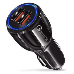 New Double USB Universal Car Cigarette Charger 12-24V Quick Charge 3.0 3.1A #913