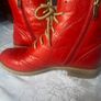 Embassy London Brick Lane red leather brogue boots size 37 Image 6