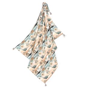 La Millou Bamboo Dinosaur Swaddle in box