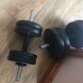 Weight lifting bench with weights Image 2