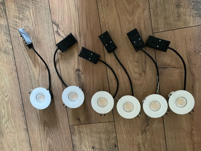 LED recessed downlight white