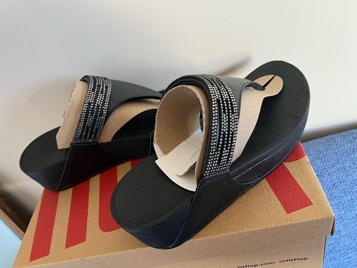 Fitflops Lulu Glitter Toe-Post Sandals