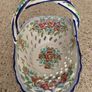 Hand Painted Ceramic Basket Image 2