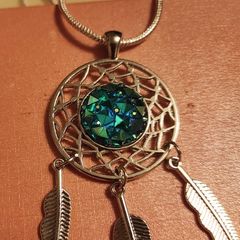Handmade Silver Dreamcatcher necklace