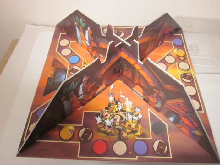 Disney Mickey's Adventures The Curse of the Pharaoh Spatial Board Game