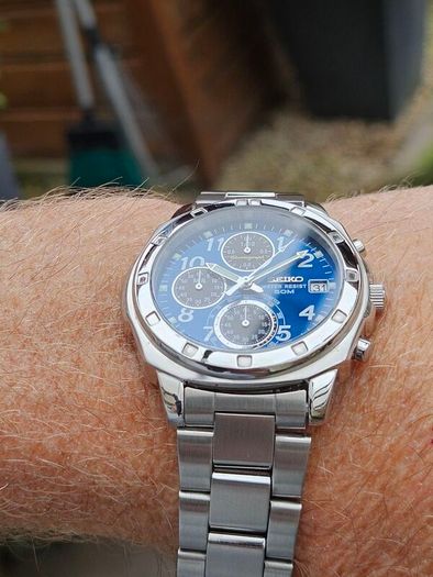 Watch Seiko Chronograph.