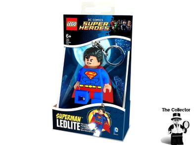 LEGO Super Heroes Superman Minifigure LED Key Light Key Chain Brand New Sealed Hard To Find
