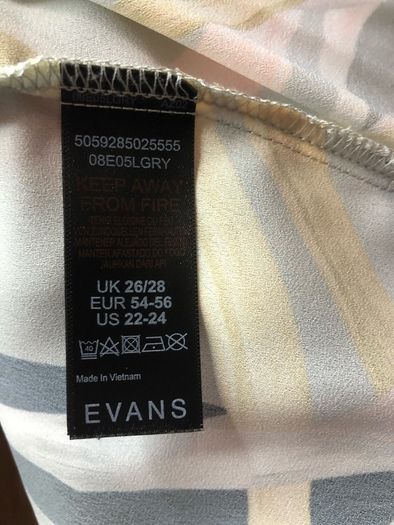 Evans long chiffon cardigan (size 26-28)