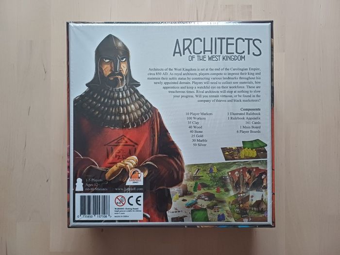 Architects of the West Kingdom Board Game 2018 NEW SEALED