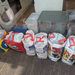 Soil in bags