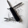 Vintage Victorinox Classic Sd Signature Discontinued Model 58mm Swiss Army Knife Keychain tool Image 7