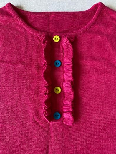 Brand new with tag Girl's Pink Knit Floral Dress | Size 6 years