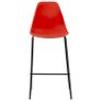 Bar Chairs 4 pcs Red Plastic Image 3