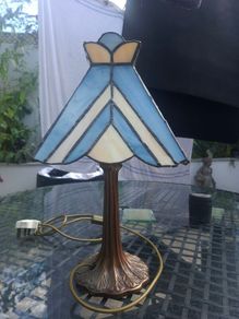 Beautiful Vintage Stained-glass Table Lamp