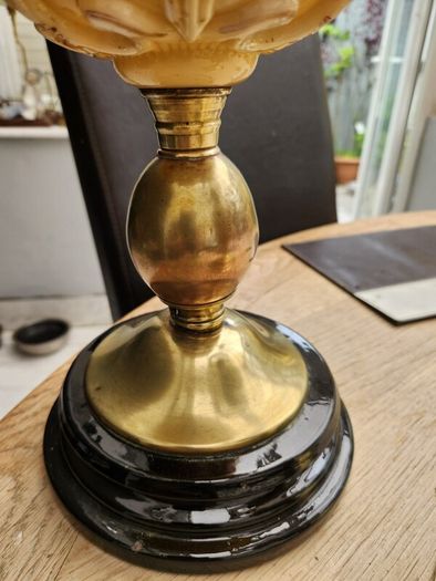 Two working oil lamps