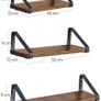New Set of 3 Floating Wall Display Shelves - FREE P&P Image 5