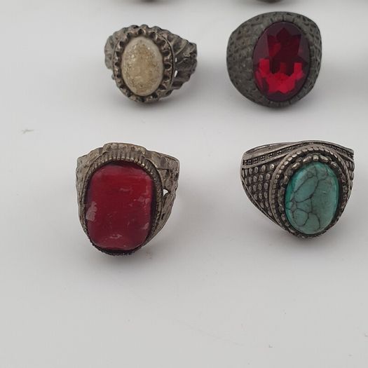 15 Old Brass Rings Traditional Mixed Design Collection