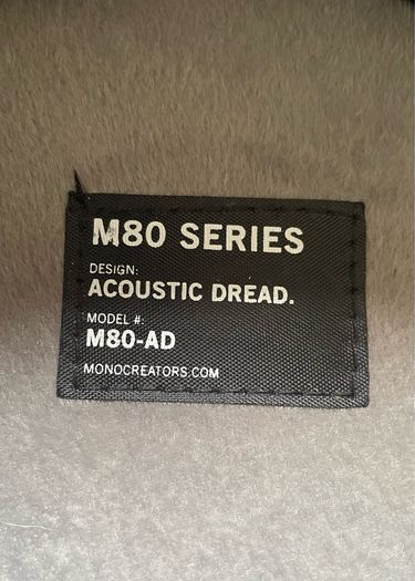 Mono acoustic guitar bag case