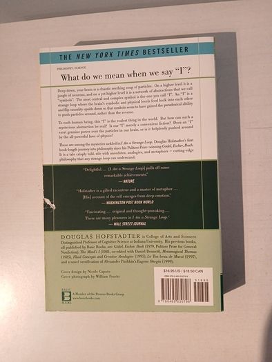 I Am A Strange Loop by Douglas Hofstadter