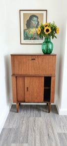 Vintage Retro Mid Century Teak Bureau