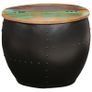 Coffee Table 53x43 cm Solid Reclaimed Wood Image 3