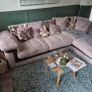 L Shape Sofa and Footstool (Storage) Image 2
