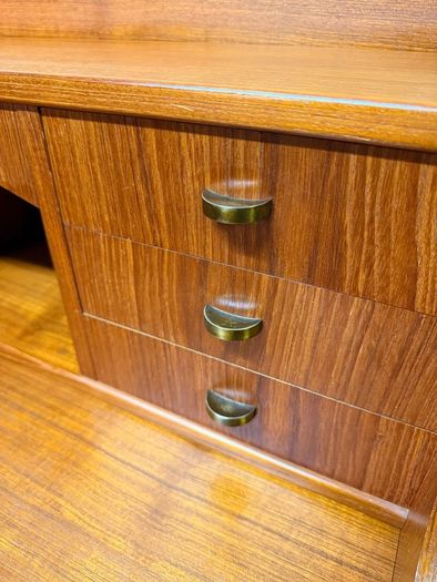 Elegant Danish Mid-Century Teak Secretary Desk, 1970s