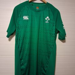 Ireland Rugby T Shirt / Jersey. Official Canterbury IRFU Pre Match Warm Up T Shirt/Jersey. Collect In Dublin Or Receive Via Post.