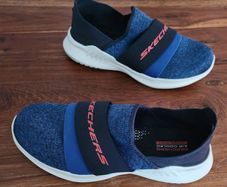 Skechers Ultra Go - Men's Rubber Shoes - Navy Blue - Men Size EUR 44.5 / UK 10 / US 11