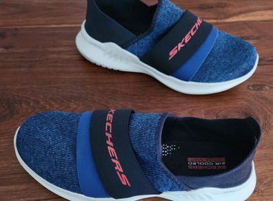 Skechers Ultra Go - Men's Rubber Shoes - Navy Blue - Men Size EUR 44.5 / UK 10 / US 11