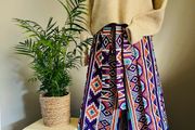 African Print Wrap Trousers womenswear