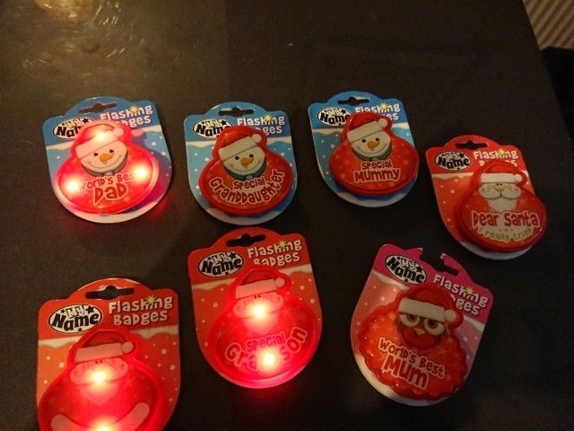 Flashing badges