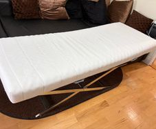 IKEA ASVANG Foam mattress, firm/white, 80x200cm