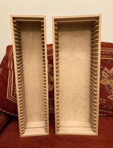 Collectible IKEA Boalt CD and DVD storage racks