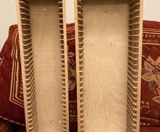 Collectible IKEA Boalt CD and DVD storage racks