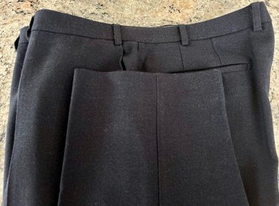 Marks and Spencer Navy Wool Trousers