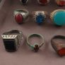 Ancient Handmade Brass Rings Lot of 15 Mixed Collectible Antique Rings Image 6
