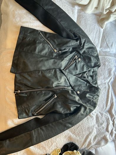 vera moda faux leather jacket