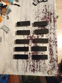 Lego brick 1x2x5 black 10 pieces