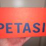 Petasil brand, real leather girls' sandals, size UK4, EU37. Yellow & white design. Image 4