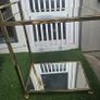 Gold mirrored DFS Drinks trolly Image 9