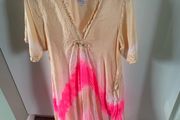 100% Silk Queso Maxi Style Dress - 2 Pockets