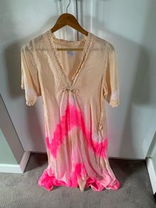 100% Silk Queso Maxi Style Dress - 2 Pockets